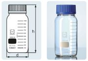 Laboratory bottle, GLS 80, 1.000 ml