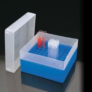 Rack for test tubes, 9x9, blue