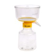 Műanyag szűrőkészülék, 500mL, 90mm átmérőjű 0,22µm PES szűrővel, steril, egyesével csomagolva, 12 db / csomag