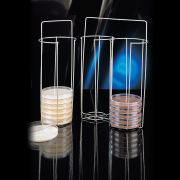 Petricsésze tartó kosár, két részes, 32 db petricsészéhez