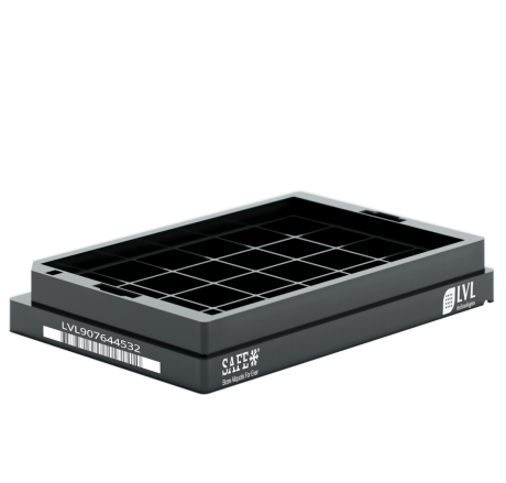 Empty rack for XXLX2000 tubes