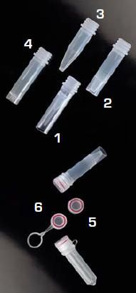 Menetes mikrocső külön kupakkal, talpas vagy talp nélküli kivitelben