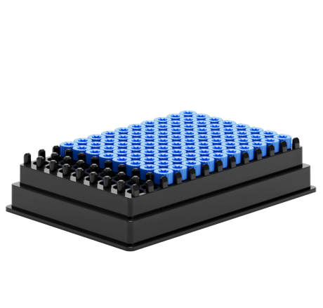 XT96 csavaros kupakok rackben