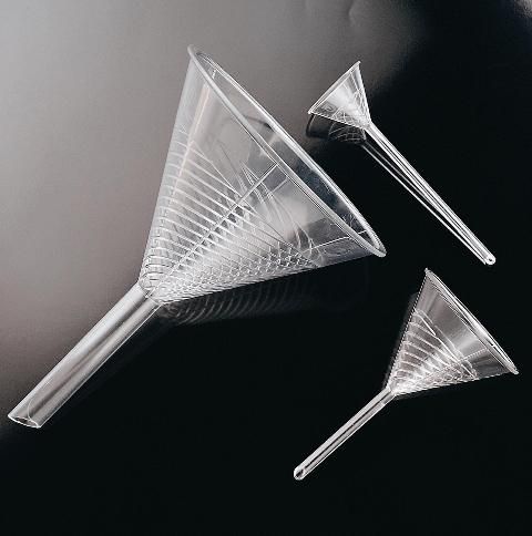 Nagy sebességű tölcsér, szűréshez, átlátszó