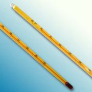 Bothőmérő piros töltettel, finomosztású, -100 - +30°C, teljes bemerülés