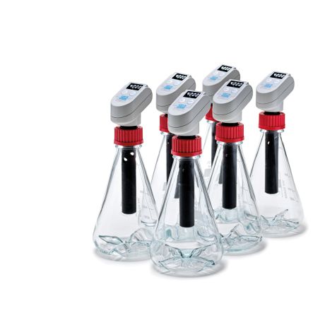 Respirometriás 6 tagú rendszer talajvizsgálatokhoz