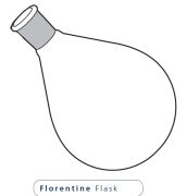 Bepárló lombik, 2.000 ml, Stuart rotációs bepárlókhoz, műanyag bevonatos