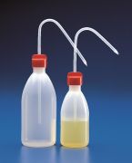 Wash bottle, 1.000 ml, with red screw cap