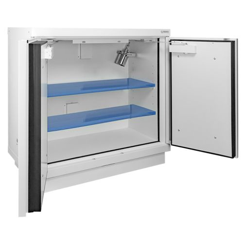 Biztonsági szekrények lítium akkumulátorok tárolásához és töltéséhez, 790+LI és 790FLI sorozat