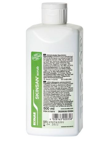 Skinsan Scrub kézfertőtlenítő szer, 500 ml