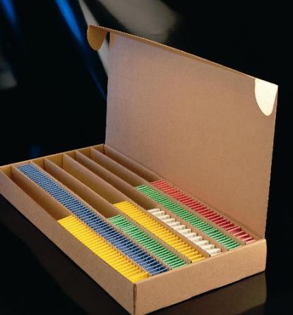 Impregnált papírdoboz 7 rekesszel