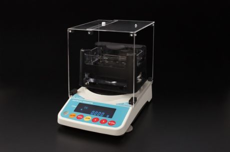 MDS300S sűrűségmérő készülék szélfogó kamrával