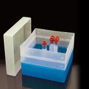 Rack for test tubes, 9x9, blue