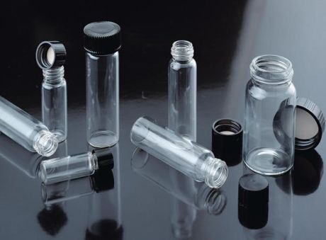 Threaded bottle with separate cap