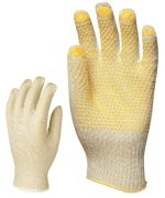 Cut-proof, knitted gloves, Abralon, thin, size 7, 1 pair