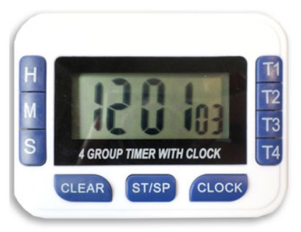 Négycsatornás digitális időzítő óra