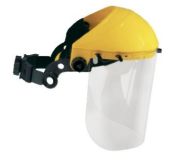 Mask with PC shield with strap