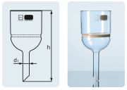 Filter funnel, G1, 125 ml