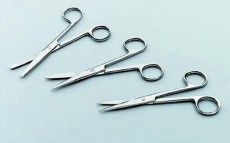 Laborolló rövid vágóéllel, háromféle élvégződéssel