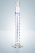 Graduated cylinder with glass base, glass stopper, 1000 ml, marked A