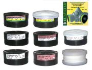 Eurfilter ABEK1 filter cartridge, 2 pieces