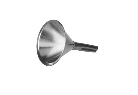 Metal funnel without handle
