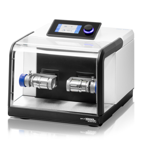 RETSCH MM 400 típusú vibrációs rázó golyósmalom