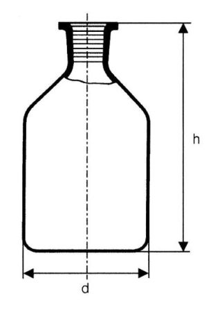 Liquid bottle with normal joint stopper