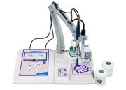 PC 8+ DHS STIRRER multiparaméteres asztali mérő, XS STANDARD BNC DHS elektródával, 2301T vezetőképesség cellával, ATC