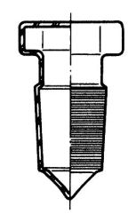 Záródugó üvegből vagy műanyagból