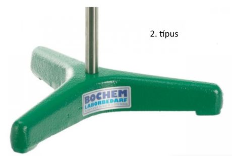 Tripod cast iron base for laboratory stand (codes 12.5250 and 12.5251), type 2